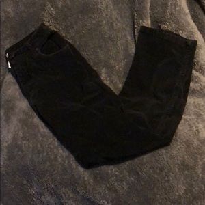 Vintage Black Corduroy Mom Jeans Pants
